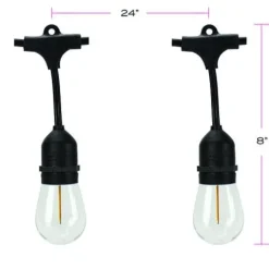 Best Reviews Of Patriot Lighting® 36′ Plug-In 18-Light Warm White Led String Light