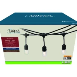 Best Reviews Of Patriot Lighting® 36′ Plug-In 18-Light Warm White Led String Light