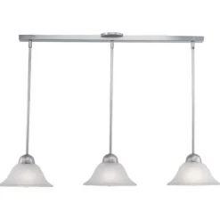 Best Reviews Of Patriot Lighting® Da Vinci Oil Brushed Nickel 3 Light Pendant