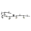 Best Reviews Of Patriot Lighting® Delon 5-Light Integrated Flexible Rail Led Track Light Set