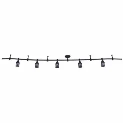 Best Reviews Of Patriot Lighting® Delon 5-Light Integrated Flexible Rail Led Track Light Set