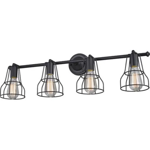 Best Reviews Of Patriot Lighting® Clybourn Oil Rubbed Bronze 4 Light Vanity Light