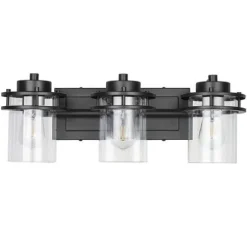 Best Reviews Of Patriot Lighting® Joska Matte Black 3-Light Vanity Light