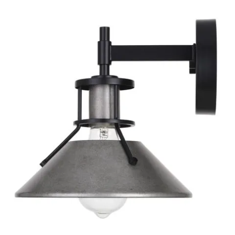 Best Reviews Of Patriot Lighting® Ashtyn Matte Black & Charcoal Patina 1-Light Vanity Light