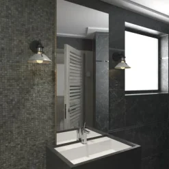 Best Reviews Of Patriot Lighting® Ashtyn Matte Black & Charcoal Patina 1-Light Vanity Light