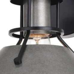 Best Reviews Of Patriot Lighting® Ashtyn Matte Black & Charcoal Patina 1-Light Vanity Light