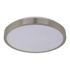 Best Reviews Of Patriot Lighting® Lato Satin Nickel Integrated Led Flush Mount Ceiling Light