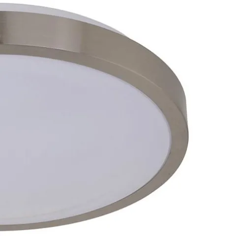 Best Reviews Of Patriot Lighting® Lato Satin Nickel Integrated Led Flush Mount Ceiling Light
