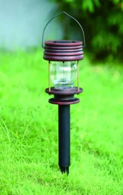 Best Reviews Of Patriot Lighting® Solar Integrated Led Lignite Hanging Landscape Light