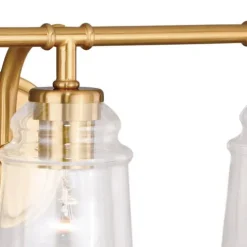 Best Reviews Of Patriot Lighting® Toledo Natural Brass 3 Light Vanity Light