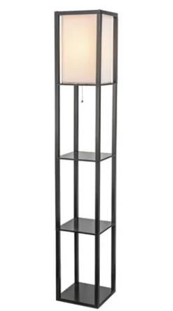 Best Reviews Of Patriot Lighting® Square Shelf Tower Floor Lamp