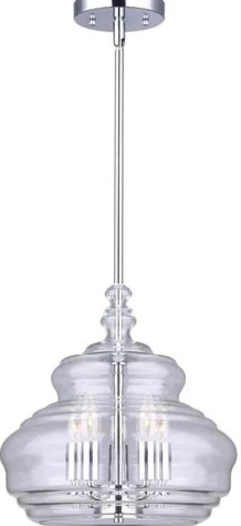 Best Reviews Of Patriot Lighting® Alexander Chrome 5-Light Pendant Light