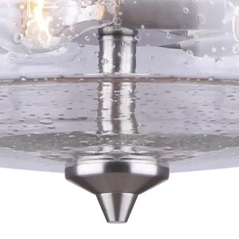 Best Sale Patriot Lighting® Caylon Brushed Nickel 3 Light Pendant