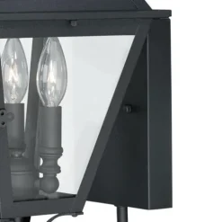 Best Sale Patriot Lighting® Nottingham Textured Black 3-Light Outdoor Wall Light