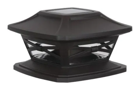 Best Sale Patriot Lighting® Solar Integrated Led Crosby Bronze Post Cap Landscape Light