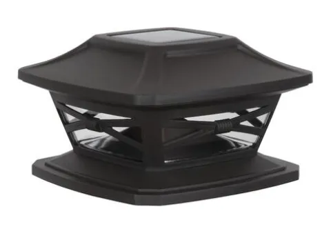 Best Sale Patriot Lighting® Solar Integrated Led Crosby Bronze Post Cap Landscape Light