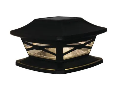 Best Sale Patriot Lighting® Solar Integrated Led Crosby Bronze Post Cap Landscape Light