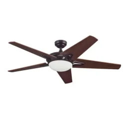 Best Sale Patriot Lighting™ Midori Ii 52″ Oil-Rubbed Bronze Indoor Led Ceiling Fan