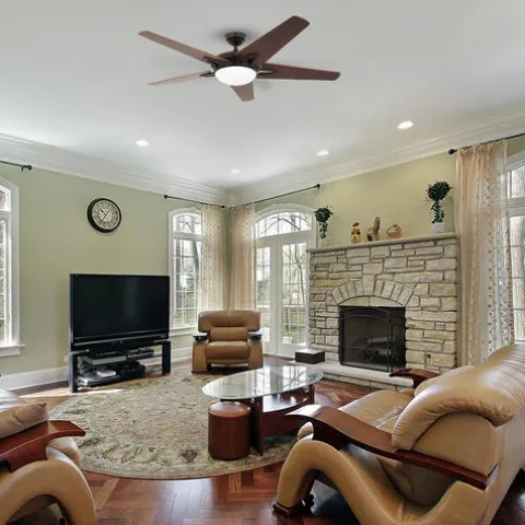 Best Sale Patriot Lighting™ Midori Ii 52″ Oil-Rubbed Bronze Indoor Led Ceiling Fan