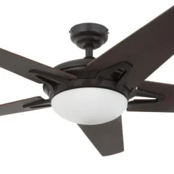 Best Sale Patriot Lighting™ Midori Ii 52″ Oil-Rubbed Bronze Indoor Led Ceiling Fan