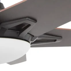 Best Sale Patriot Lighting™ Midori Ii 52″ Oil-Rubbed Bronze Indoor Led Ceiling Fan