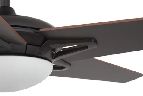 Best Sale Patriot Lighting™ Midori Ii 52″ Oil-Rubbed Bronze Indoor Led Ceiling Fan