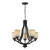 Best Sale Patriot Lighting® Warren Rubbed Antique Bronze Chandelier