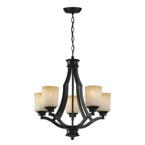 Best Sale Patriot Lighting® Warren Rubbed Antique Bronze Chandelier