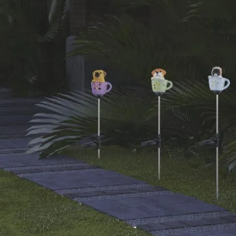Best Sale Patriot Lighting® Solar Integrated Led Teacup Pup Landscape Light – Assorted