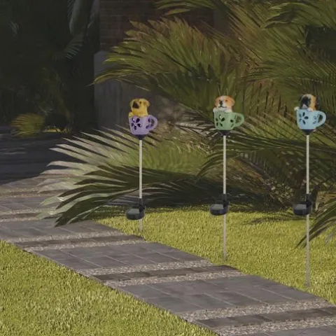Best Sale Patriot Lighting® Solar Integrated Led Teacup Pup Landscape Light – Assorted