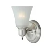 Best Sale Patriot Lighting® Anthony 1-Light Satin Nickel Indoor Wall Light