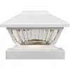 Best Sale Patriot Lighting® Solar Led Lucy White Post Cap Landscape Light 2-Pack