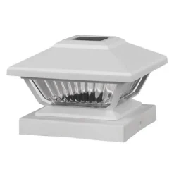 Best Sale Patriot Lighting® Solar Led Lucy White Post Cap Landscape Light 2-Pack
