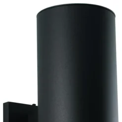 Best Sale Patriot Lighting® Chiasso Textured Black 2-Light Outdoor Wall Light