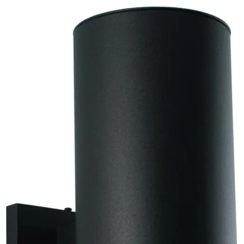Best Sale Patriot Lighting® Chiasso Textured Black 2-Light Outdoor Wall Light
