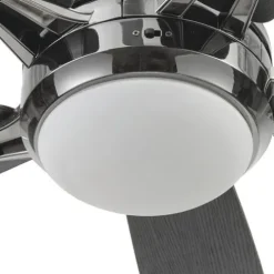 Best Sale Patriot Lighting™ Ogun 52″ Gunmetal Indoor Led Ceiling Fan
