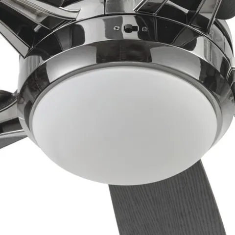 Best Sale Patriot Lighting™ Ogun 52″ Gunmetal Indoor Led Ceiling Fan