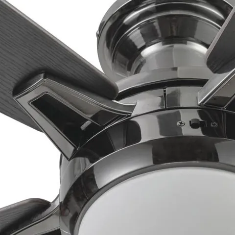 Best Sale Patriot Lighting™ Ogun 52″ Gunmetal Indoor Led Ceiling Fan
