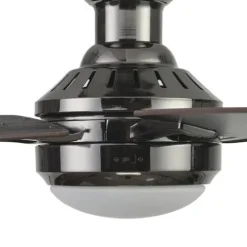 Best Sale Patriot Lighting™ Ogun 52″ Gunmetal Indoor Led Ceiling Fan