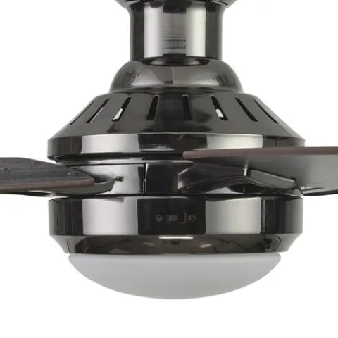 Best Sale Patriot Lighting™ Ogun 52″ Gunmetal Indoor Led Ceiling Fan