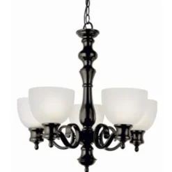 Best Sale Patriot Lighting® Arabella 5-Light Oil Rubbed Bronze Chandelier
