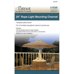 Best Sale Patriot Lighting® 24″ Rope Light Mounting Channel