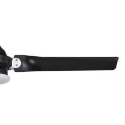 Best Sale Patriot Lighting™ Istanbul 52″ Black With Chrome Accent Indoor/Outdoor Led Ceiling Fan