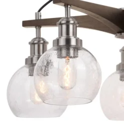 Best Sale Patriot Lighting® Avondale Satin Nickel 5 Light Chandelier