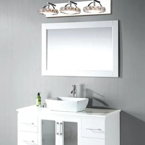 Best Sale Patriot Lighting Elegant Home Patriot Lighting® Elegant Home Crescent Chrome Led 3-Light Vanity Light
