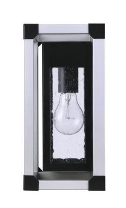 Best Sale Patriot Lighting® Hendron Matte Black And Gray Outdoor Wall Light