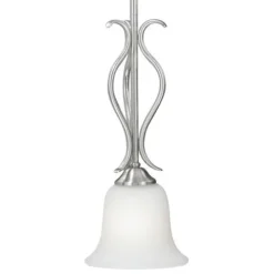 Best Sale Patriot Lighting® Samantha Satin Nickel 1-Light Mini Pendant