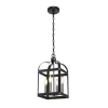 Brand New Patriot Lighting® Bazel Black 4-Light Pendant