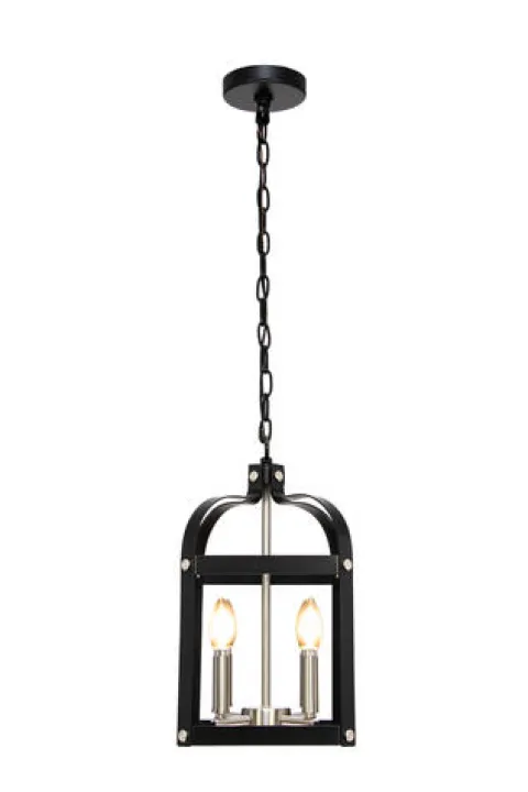 Brand New Patriot Lighting® Bazel Black 4-Light Pendant