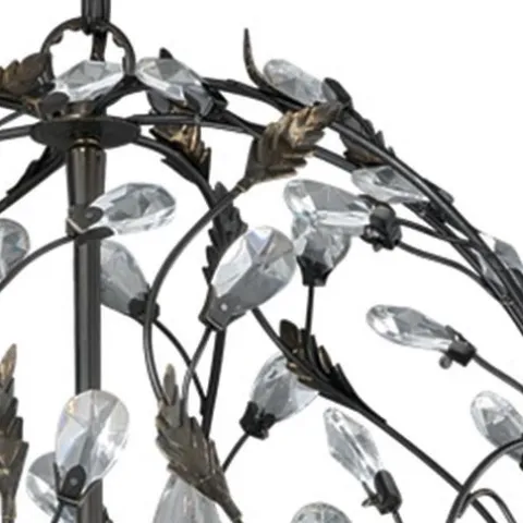 Brand New Patriot Lighting® Trellis Architectural Bronze With Gold Accent 4-Light Pendant